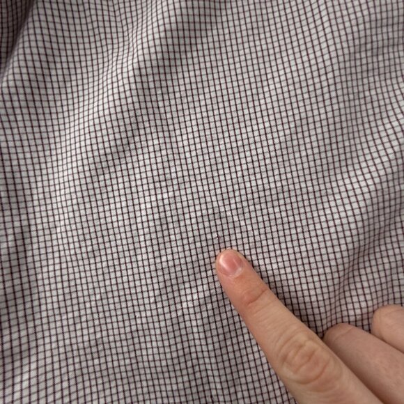 Brooks Brothers Red Check 17.5 6/7 Cotton Button-Down Regent Non-Iron Men Shirt - Picture 12 of 16